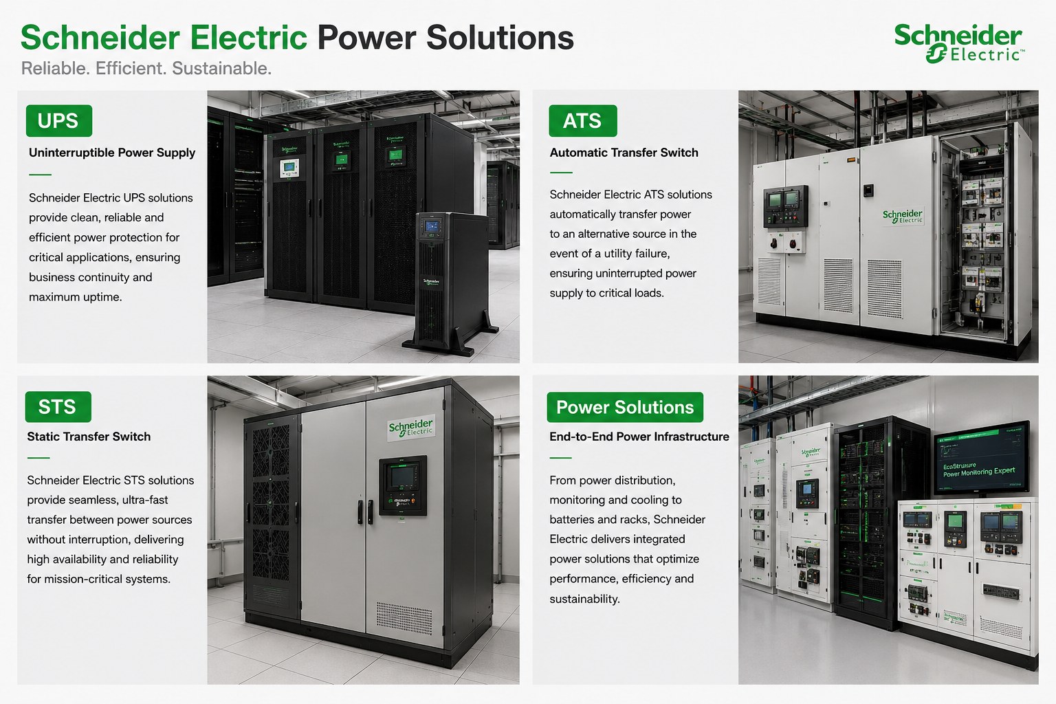Schneider Electric power infrastructure